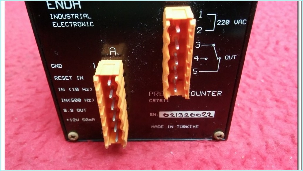 ENDA CR7611 PRESET COUNTER 6 HANELİ ÖNCEDEN AYARLANMIŞ SAYAÇ